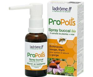 Ladrôme ProPolis Spray Buccal Bio À Base De Plantes Et Miel 30ml