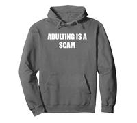 l'adulte est Une arnaque Sweat à Capuche, Unisexe pour Adultes, Asphalte, XXL