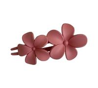 Lady Barrette à cheveux élégante petite fille pince queue de cheval orange foncé