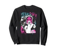 Lady Gaga Artpop Collage Glamour de la Musique Pop Sweatshirt, Unisexe pour Adultes, Noir, M