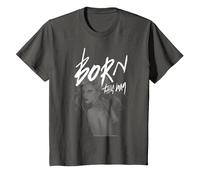 Lady Gaga Born This Way Musique par Bravado T-Shirt, Enfant, Asphalte, 4 Ans