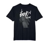 Lady Gaga Born This Way Musique par Bravado T-Shirt, Homme Grandes Tailles, Noir, 2X Tall