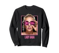 Lady Gaga Joanne Lunettes Sweatshirt, Unisexe pour Adultes, Noir, S