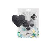 Lady Green | Eponge Merveilleuse Konjac - Charbon De Bambou - Purifie & Nettoie - Resserre les Pores - Contrôle excès de Sébum