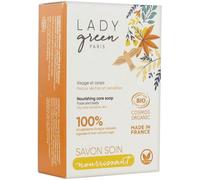 LADY GREEN | Savon Nourrissant - Corps & Cheveux - Tous types de Peaux - Bio - Végan - Fabriqué en France