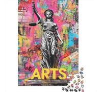 Lady Justice Painting Print Plaque Métallique Rétro 38x26cm/1000pcs pour Le Pub Ou Le Café, Décoration pour Une Nouvelle Pièce De La Maison