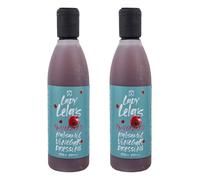 Lady Lela Crème Balsamique Grecque à la Grenade | 2x250ml | Crème balsamique grecque artisanale à la grenade, avec une saveur intense et fruitée pour vos plats.