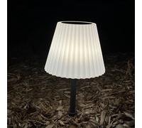 Lumisky Lampe de table solaire 2 en 1 BOUFFANT H62 cm – pied métal, LED blanc dimmable