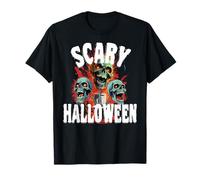 Lady Mr. Group Dit Que Le crâne d'un Monstre fantôme Fait Peur à Halloween T-Shirt