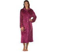 Lady Olga Vêtement de nuit en polaire gaufré doux disponible en 3 styles (peignoir avec fermeture éclair, peignoir avec boutons ou veste de nuit) - - 40