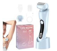 Lady Shavers For Women - Bikini Trimmer Women | Electric Lady Shaver | Imperméable, Rechargeable | Épilateur De Rasoir À Cordon Pour Ligne Bikini, Visage, Corps | Électriques Pour Femmes - 2 En 1 Don