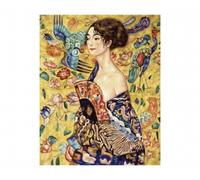 Lady with a Fan 40 x 50 cm - Peinture par numéros