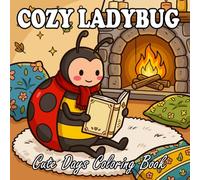 Ladybug Coloring Book: Cute Anthropomorphic Ladybug Home Life for Kids and Adults