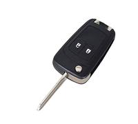 LadyCent 2/3 Boutons modifiés Coque de e Voiture à Distance Rabattable étui utomatique Droite/Gauche YM28/hu43 Lame, pour Chevrolet Cruze Aveo, Lame Gauche 2BT