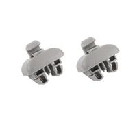LadyCent Clip pour Visière de Voiture pour Audi TT A6 S6 2001-2005, Gris 2X Clip de Pare-Soleil Crochet de Retenue de Clip de Visière de Voiture Accessoires 4B0857562