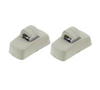 LadyCent Clip pour Visière de Voiture pour VW Transporter T4 T5 T5.1 T6, 2 pièces Clip de Pare-Soleil Porpor Booya Support de Clip de Crochet de Pare-Soleil intérieur 3B0857563, Beige