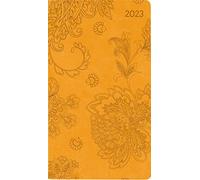 Ladytimer Slim Deluxe Honey 2023 Agenda de poche, 9 x 15,6 cm, couverture Tucson, avec motif en relief, semainier, 128 pages Alpha Edition