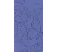 Ladytimer Slim Deluxe Lavender 2025 - Taschen-Kalender 9x15,6 cm - Tucson Einband - mit Motivprägung - Weekly - 128 Seiten - Alpha Edition