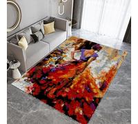 Laegnfho Kit Tapis au Point Noué Kit De Loquet Crochet CréAtion de Tapis et Canvas DIY Adulte Inachevé Kit De Tapis À Crochets Kit Tapis Point Noué Adapté À La Décoration De La Maison 90 x 120 cm