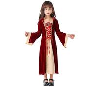 LAEMILIA Costume de scientifique fou pour enfants - Tenue d'Halloween 3 pièces pour filles et garçons - Blouse de laboratoire blanche + lunettes rondes + perruque pour la journée scientifique