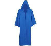 LAEMILIA Robe de sorcier d'Halloween à capuche pour femme, costume de vampire médiéval gothique, fantôme, déguisement de sorcière pour cosplay, tailles 36 à 50 (S-XXL)