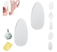 Laenia Nanoglass Foot File, Glass Foot Files For Feet, Feetytm Nanoglass Foot-File, Heel Correction, Shower Foot Scrubber Dead Skin Remover, For Cracked Heels (Flat edge,E+E)
