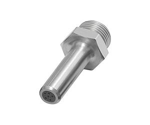 Lärmarme Buse ronde G 3/8 AG Buse de sécurité Utilisation générale Aluminium Longueur 50,0 mm Buse extérieure Ø 10 mm