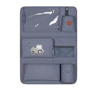 LÄSSIG Adventure Kids Car Seat Organiser, 55 cm, tracteur bleu