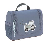 LÄSSIG Adventure Sac de toilette Kids, 20 cm, Tracteur, Bleu