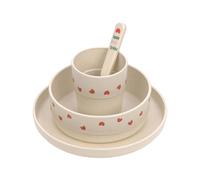 Lässig BABIES Set de vaisselle PP/Cellulose Happy Rascals Heart lavender