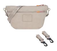 LÄSSIG Baby Organisateur de poussette Sac à bandoulière Sac pour poussette avec fixation pour poussette/GRE Buggy Bum Bag humus