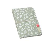 LÄSSIG Baby Sac à couches avec matelas à langer, y compris compartiment pour lingettes humides pour les déplacements/Changing Pouch Leo light khaki