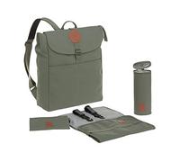 LÄSSIG Baby Wickelrucksack Wickeltasche Babytasche stylische Tasche inkl. Wickelzubehör/Backpack Adventure, Olive