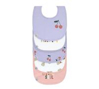 LÄSSIG Lot de 5 bavoirs Happy Fruits Cherry