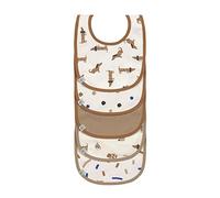 Lässig Bébé Bibs Ensemble (5 pcs) Fermeture autoagrippante Coton imperméable/Value Pack Bib Little Mateys Royal Blue