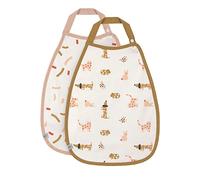 Lässig Bébé bibs ensemble (5 pcs) velcro coton imperméable/Value Pack Bib