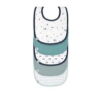 Lässig Bébé bibs ensemble (5 pcs) velcro coton imperméable/Value Pack Bib Garden Explorer Traktor