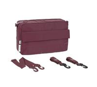 LÄSSIG Bébé Organisateur de poussette Sac à bandoulière Sac pour poussette avec fixation pour poussette/Casual Buggy Organizer deep red