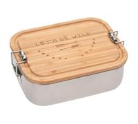 LASSIG - Boîte à goûter inox bambou - Adventure