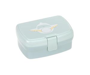 LÄSSIG Boîte à lunch pour enfants avec compartiment amovible, sans BPA/Lunchbox Tiny Drivers Airplane