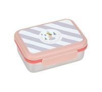 LÄSSIG Boîte à lunch pour enfants en acier inoxydable Boîte à petit-déjeuner Durable Maternelle École/Lunchbox Stainless Steel rose/pink