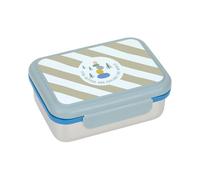LÄSSIG Boîte à lunch pour enfants en acier inoxydable Boîte à petit-déjeuner Durable Maternelle École/Lunchbox Stainless Steel Sunny Explorer green/blue