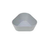 LÄSSIG Bol pour enfant sans mélamine, sans BPA, en biocomposite/Bowl Geo, grey-blue