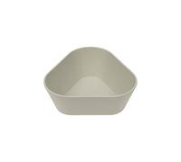 LÄSSIG Bol pour enfant sans mélamine, sans BPA, en biocomposite/Bowl Geo, warm grey