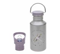 LÄSSIG Gourde en acier inoxydable pour enfants avec Sport Cup supplémentaire Anti-fuite/Bottle Stainless Steel Adventure Dragonfly