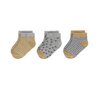 LÄSSIG Chaussettes de Sport pour Enfants Lot de 3/ Curry Taille 12-14