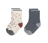 LÄSSIG Chaussettes unisexes antidérapantes pour enfants Lot de 2