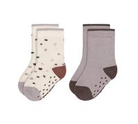 LÄSSIG Chaussettes unisexes antidérapantes pour enfants Lot de 2