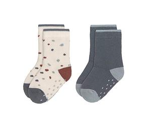 Lässig Chaussettes unisexes antidérapantes pour enfants Lot de 2/ Tiny Farmer bleu Taille 27-30