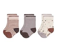 LÄSSIG Chaussettes Unisexes pour bébés et Jeunes Enfants Lot de 3/ Tiny Farmer Lilas Taille 12-14